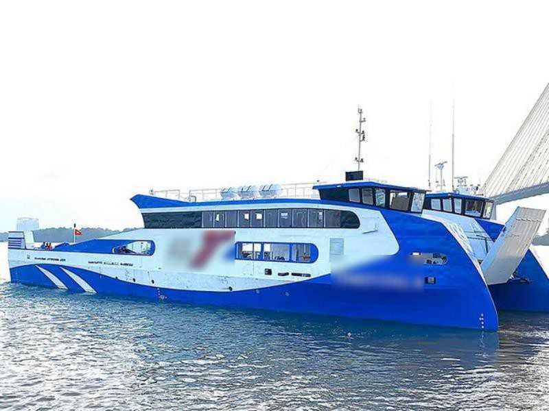  
Phà biển có sức chứa hơn 250 hành khách sẽ được khai trương vào ngày 2/9. (Ảnh: Sở GTVT Thành phố Hồ Chí Minh)