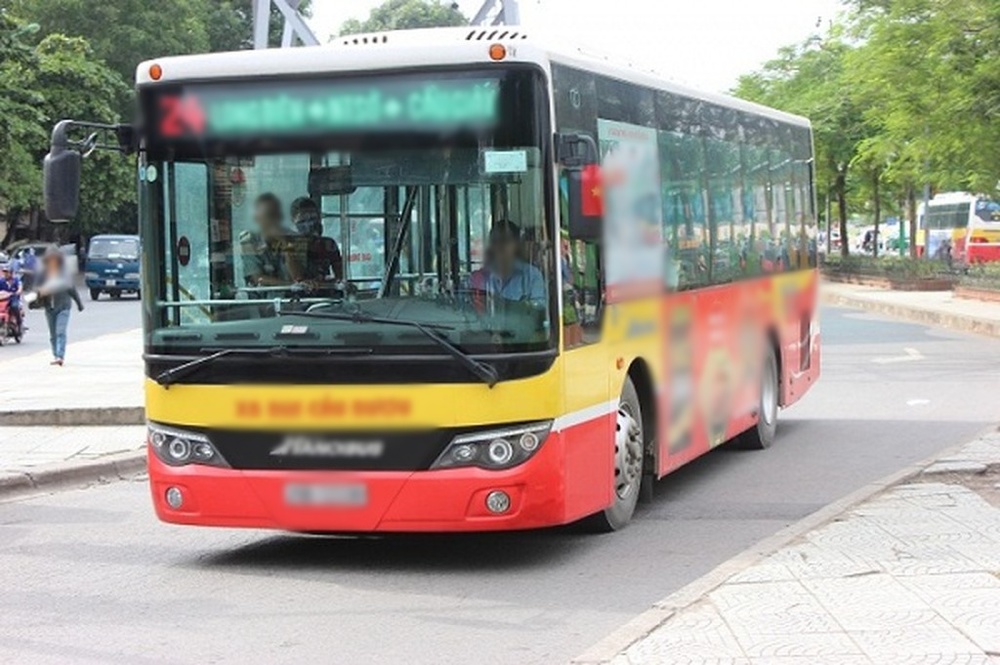  
Xe buýt tại Hà Nội hoạt động trở lại 100% từ ngày 4/5. (Ảnh: VTC).
