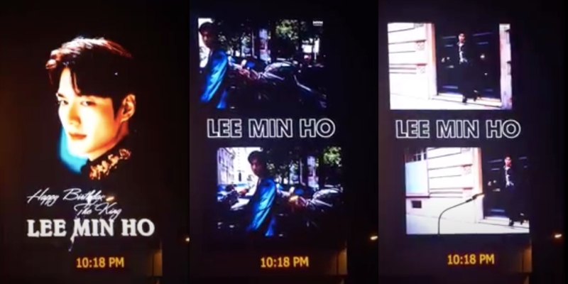  
Lần đầu tiên một cộng đồng người hâm mộ tại Việt Nam tổ chức 
trình chiếu video chúc mừng sinh nhật một thần tượng quốc tế (Ảnh: FC Lee Min Ho)