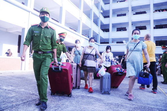  
343 công dân Việt Nam trở về từ Đài Loan đã kết thúc đợt cách ly (Ảnh: Tuổi Trẻ)