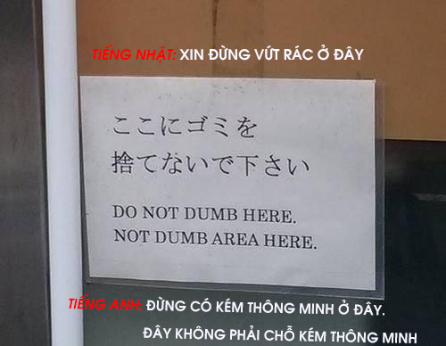  
Nếu không hiểu tiếng Nhật thì có lẽ bạn đã bị phạt vì tội vứt rác nơi công cộng rồi (Ảnh chụp màn hình)