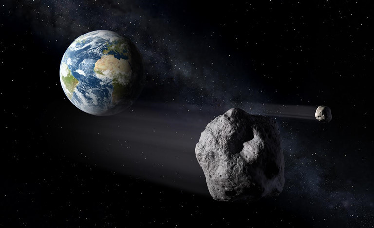  
Mất hàng chục năm để một thiên thạch có thể va chạm với Trái Đất. (Ảnh: NASA)