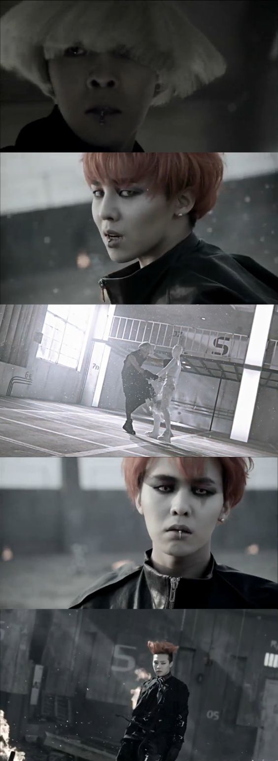  
Tạo hình của G-Dragon trong MV Monster là một trong những phong cách ấn tượng nhất của anh. Ảnh: Pinterest