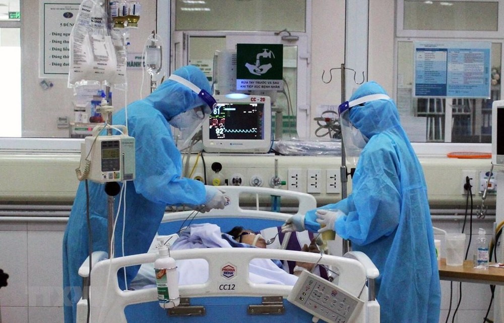  
Bệnh nhân điều trị Covid-19 tại Việt Nam. (Ảnh: TTXVN)