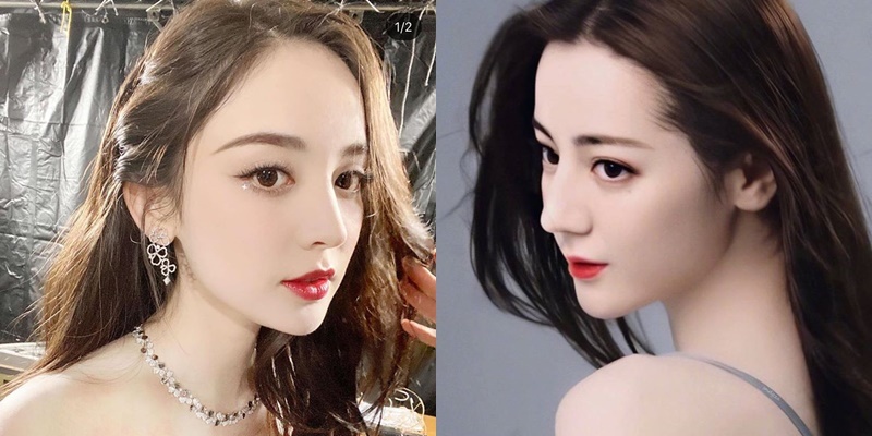  
Gương mặt xinh đẹp hoàn hảo của Nhiệt Ba và Na Trát thời điểm hiện tại. (Ảnh: Weibo).