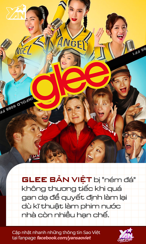  
Glee bản Việt nhanh chóng bị "ném đá" không thương tiếc khi công bố dàn diễn viên