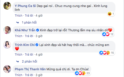  
Số lượng sao Việt đang vui mừng vì Hồng Ngọc bình phục đang tăng lên từng ngày (Ảnh chụp màn hình) - Tin sao Viet - Tin tuc sao Viet - Scandal sao Viet - Tin tuc cua Sao - Tin cua Sao