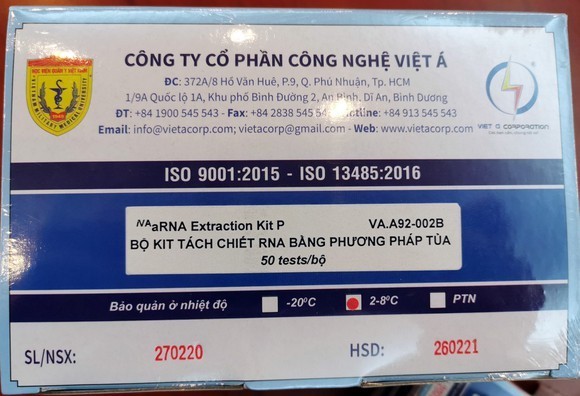  
Bộ xét nghiệm Covid-19 của Việt Nam đạt tiêu chuẩn châu Âu vào tháng 4/2020​ (Ảnh: Sài Gòn giải phóng)