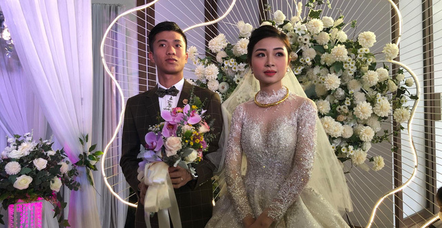  
Cô dâu Nhật Linh xinh đẹp lộng lẫy trong ngày vui của mình. (Ảnh: Instagram).