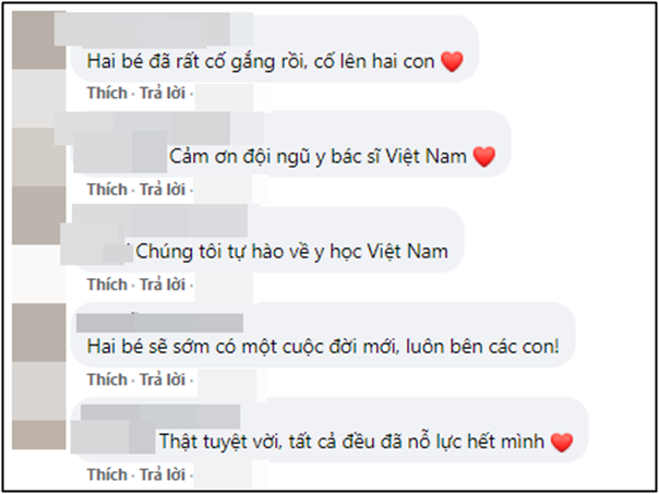  
Cư dân mạng Việt cũng bày tỏ cảm xúc của mình. (Ảnh chụp màn hình) 