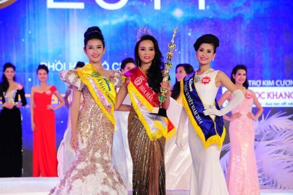  
Hình ảnh về cuộc thi hoa hậu Việt Nam. (Ảnh: Dân Sinh)