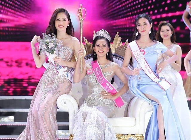  
Hình ảnh trong cuộc thi Hoa hậu Việt Nam 2018. (Ảnh: Dân Trí)