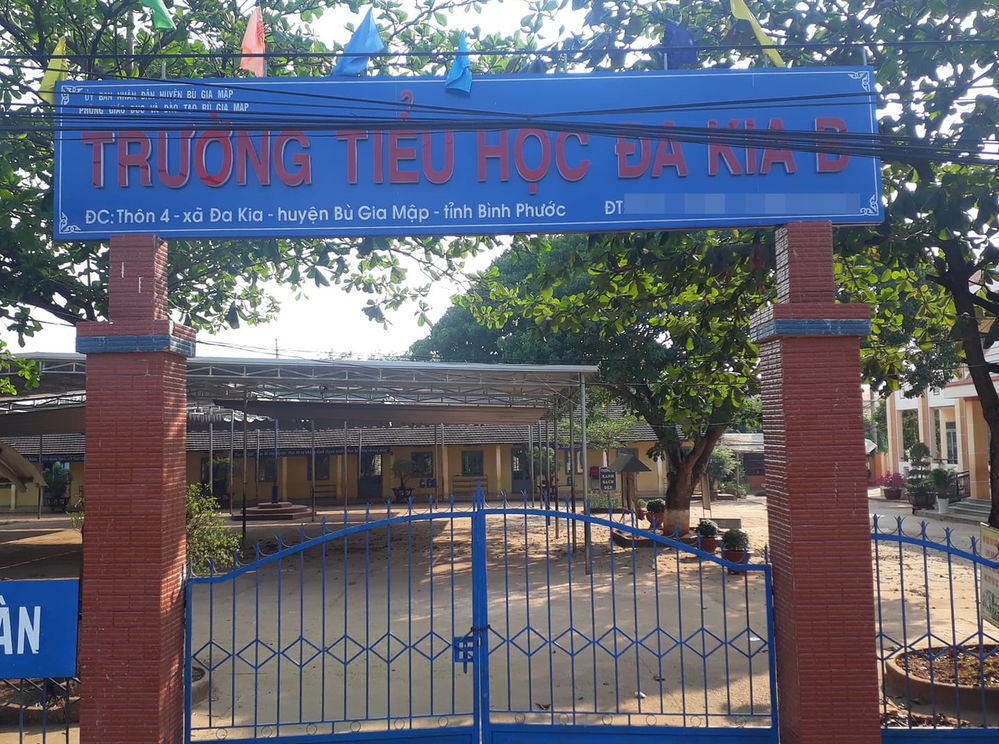  
Trường Tiểu Học Đa Kia B- Xã Đa Kia, huyện Bù Gia Mập, tỉnh Bình Phước, nơi em N. đang theo học (Ảnh: Facebook)