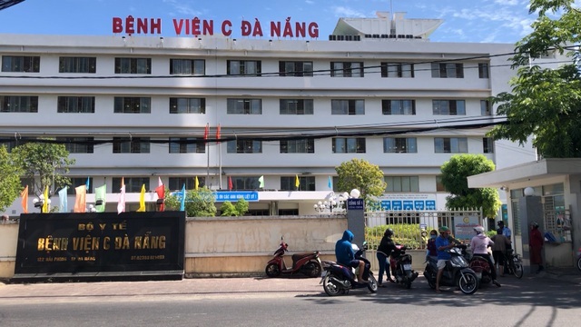  
Bệnh viện C Đà Nẵng - một trong ba bệnh viện lớn của thành phố bị phong tỏa. (Ảnh: Dân trí)