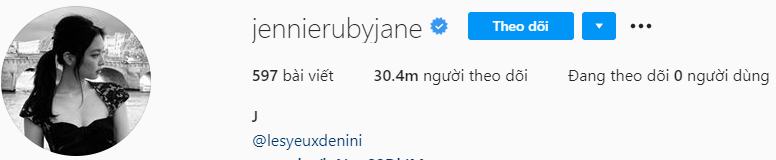  
Trang Instagram của cô sở hữu hơn 30 triệu lượt theo dõi. (Ảnh: Chụp màn hình)