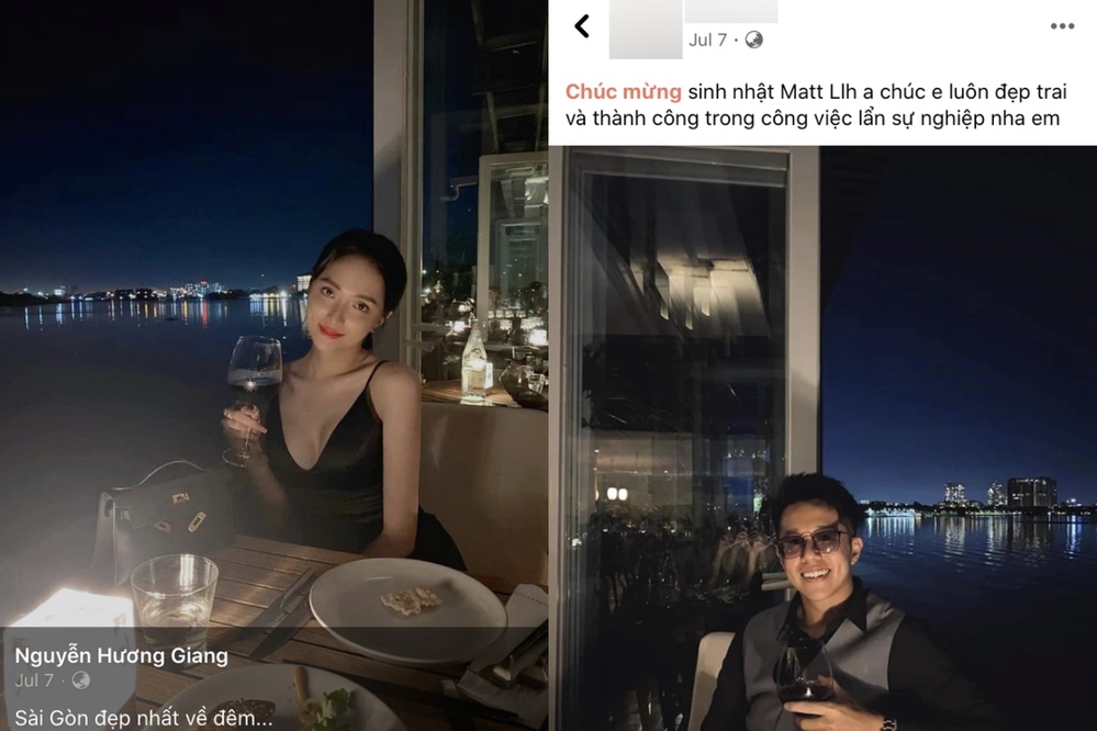  
Một người bạn đã chúc mừng sinh nhật Matt và Hương Giang đã tự đăng bức ảnh trong cùng một ngày (Ảnh: Facebook).