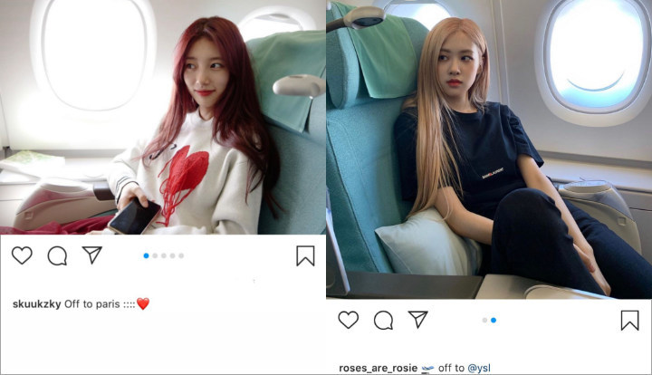  
Check - in chung hãng bay, phải chăng Suzy và Rosé hẹn hò? 