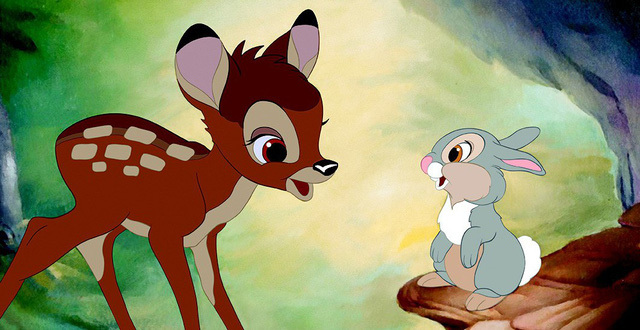  
Nai Bambi là nhân vật mang nhiều tính giáo dục nhất của Disney (Ảnh: Pinterest)