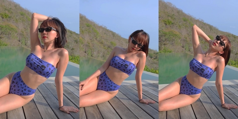  
Đi biển thì người đẹp không thể nào thiếu các shoot hình bikini. (Ảnh: FBNV) - Tin sao Viet - Tin tuc sao Viet - Scandal sao Viet - Tin tuc cua Sao - Tin cua Sao