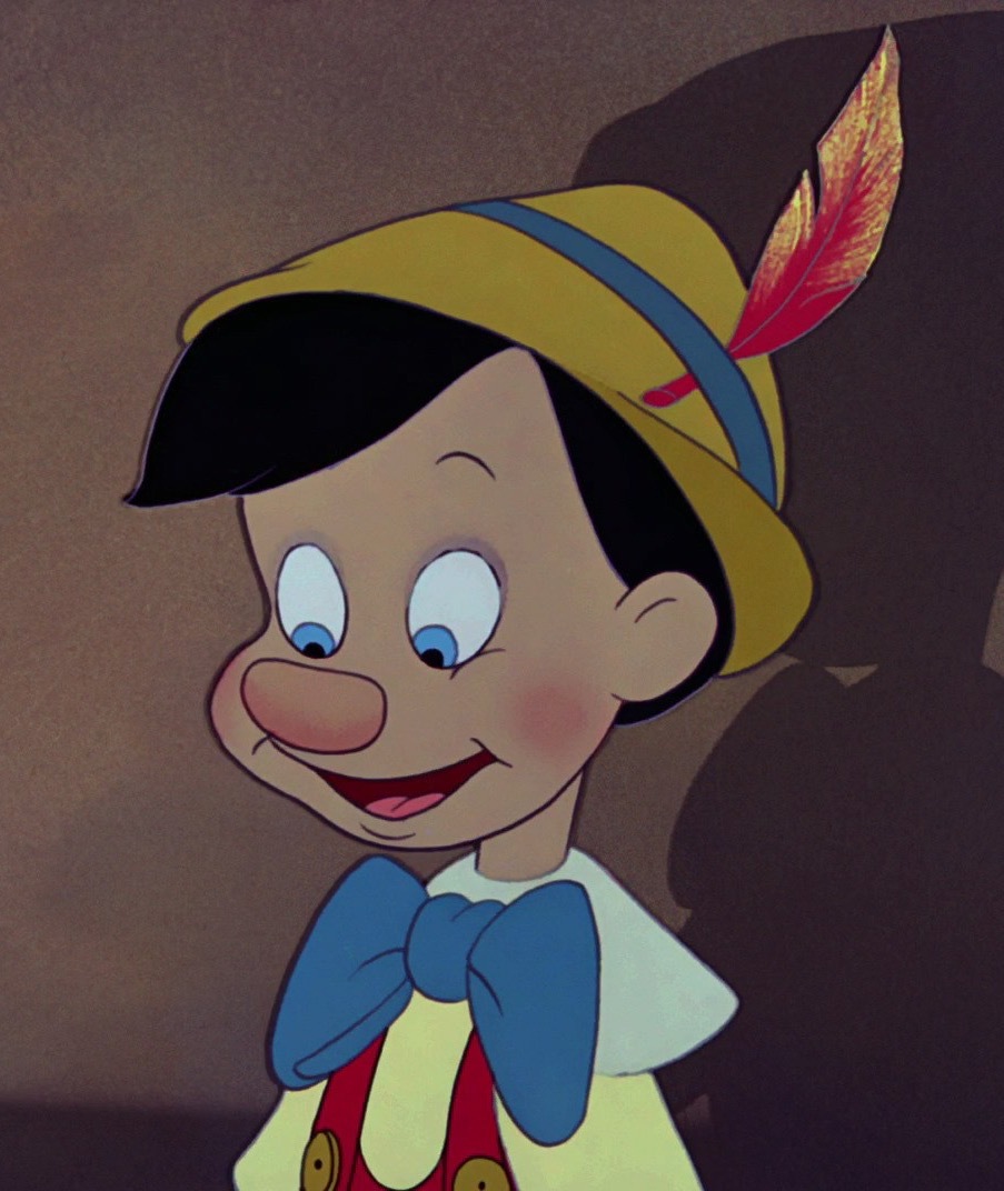  
Tạo hình Pinocchio của Disney (Ảnh chụp màn hình)