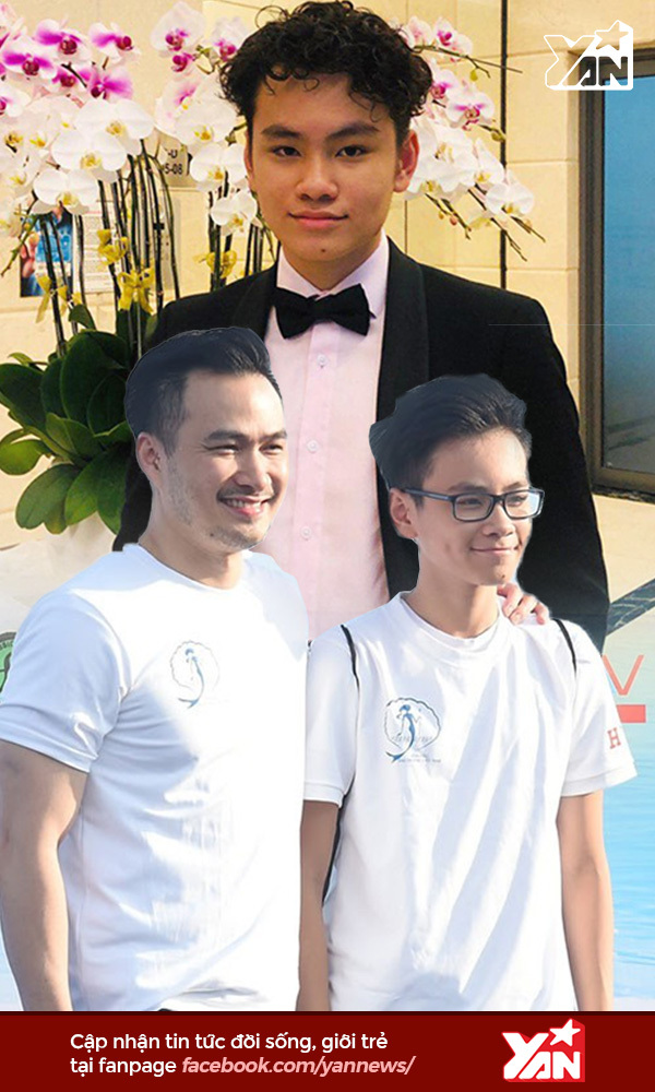  
Gia Cát - con trai Chi Bảo cũng được chú ý vì ngoại hình "dậy thì thành công". (Ảnh: FBNV)