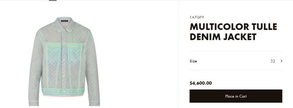  
Chiếc áo denim được Sơn Tùng M-TP sử dụng trong MV mới có giá hơn 100 triệu đồng. (Ảnh: Chụp màn hình)
