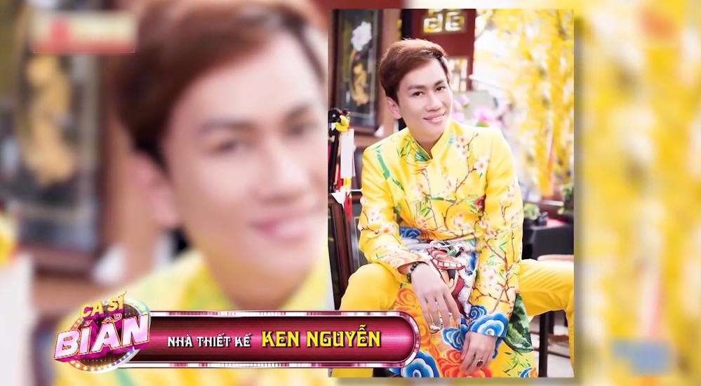  
Trang phục của NTK Ken Nguyễn xuất hiện trên chương trình Ca sĩ bí ẩn. Ảnh: Chụp màn hình