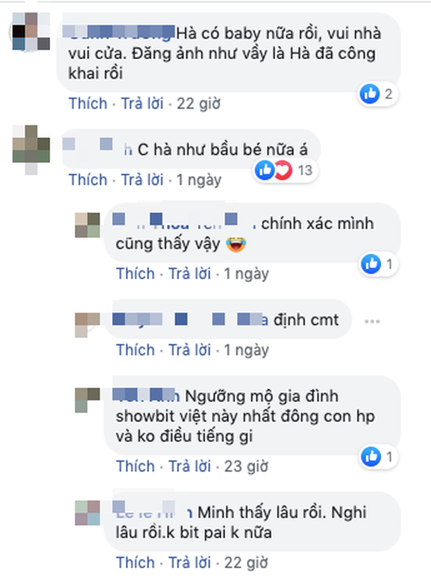  
Cộng đồng mạng loan tin Minh Hà có thêm con. (Ảnh: FBNV)