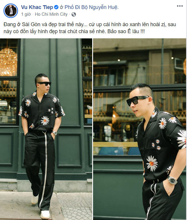
Bạn thân Phượng Chanel còn check in địa điểm ở phố đi bộ Nguyễn Huệ để chứng minh mình không du lịch Đà Nẵng như tin đồn. (Ảnh: Chụp ảnh màn hình)