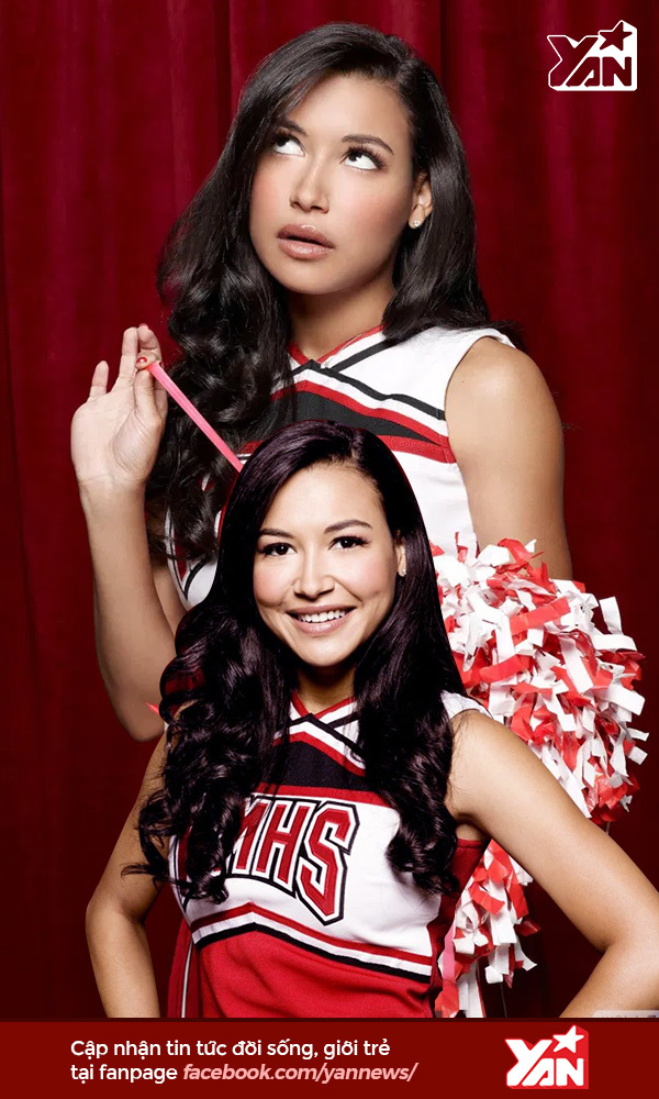  
Naya thủ vai Santana Lopez - nhân vật rất được yêu thích trong Glee