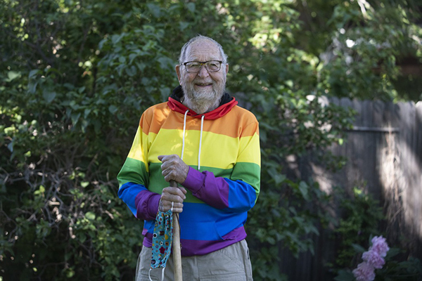  
Cụ ông Kenneth Felts sau khi công khai giới tính thật của mình khi đã 90 tuổi (Ảnh: The Denver Post)