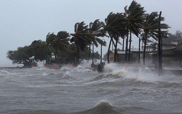  
Sóng biển có thể dâng cao do ảnh hưởng của bão (Ảnh: 24h)
