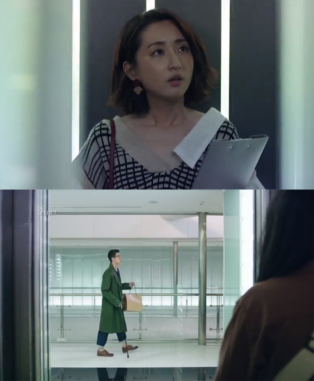  
Chỉ cách một cánh cửa thang máy nhưng hai nhân vật luôn bỏ lỡ nhau (Ảnh Weibo)