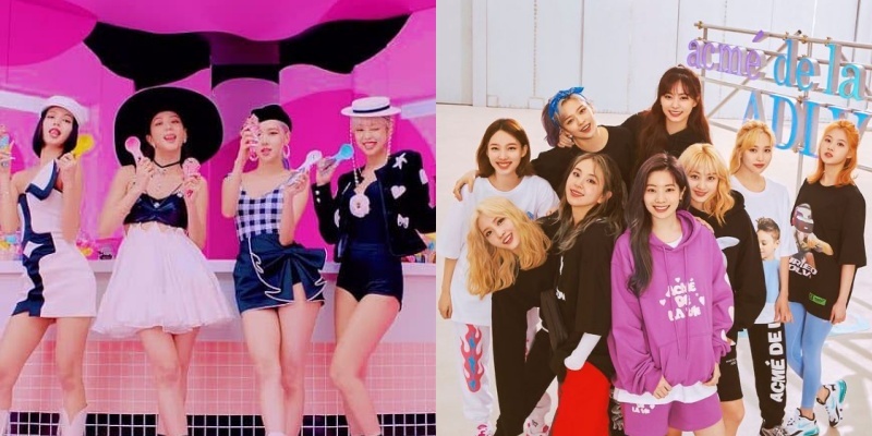  
Các nhóm nhạc nữ đình đám K-pop đều có bài hát tựa đề Ice Cream. Ảnh: Pinterest