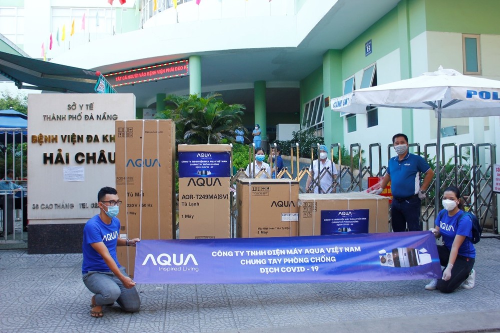 AQUA tiếp sức cho các bệnh viện tại Đà Nẵng