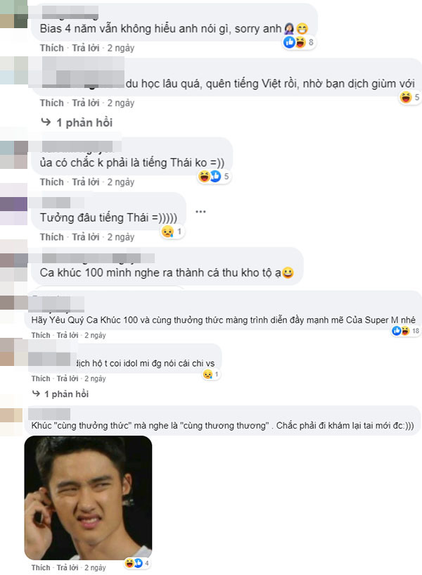 
Cộng đồng mạng bàn tán về màn trổ tài nói tiếng Việt của nam idol, (Ảnh: Chụp màn hình)