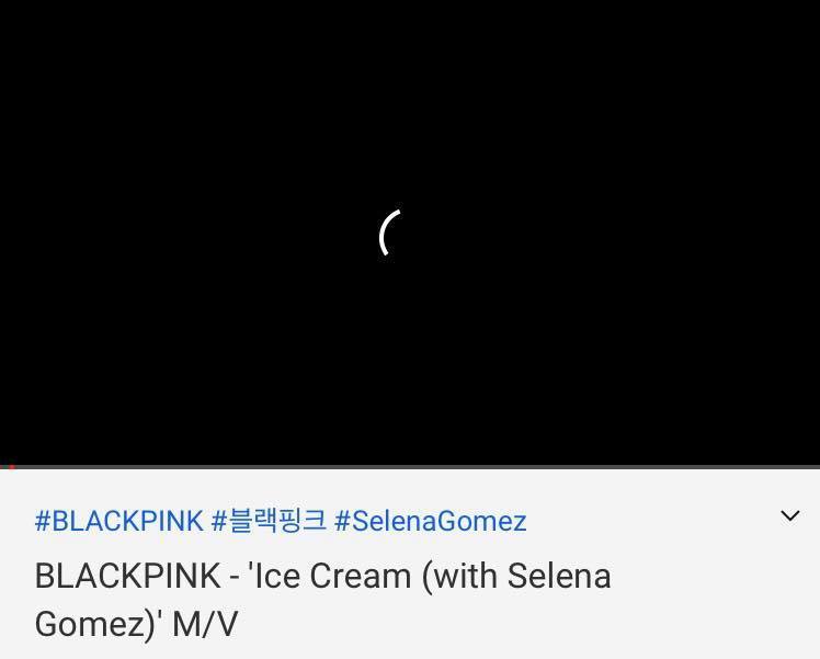 
YouTube không thể tải được MV Ice Cream do lượng người truy cập quá lớn? (Ảnh: Chụp màn hình).