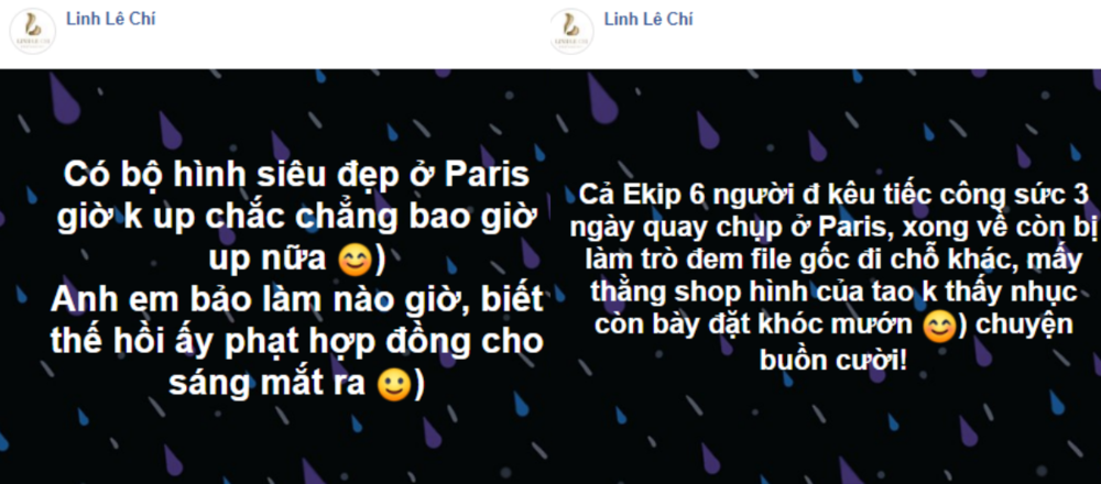 
Nhiếp ảnh gia chụp ảnh cưới có động thái đầy ẩn ý và được cho là nói về vợ chồng Hà My