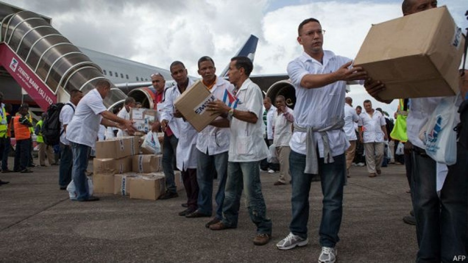 
Không chỉ Việt Nam, Cuba cũng hỗ trợ y tế cho nhiều quốc gia trên thế giới. Ảnh: RFI