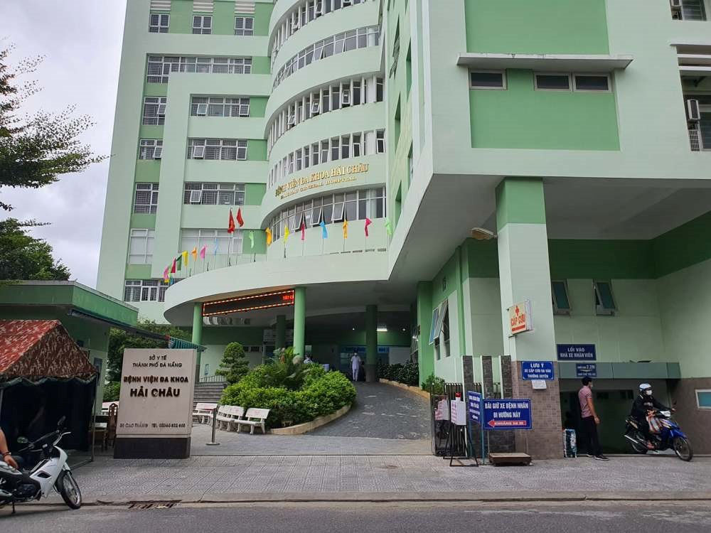  
Bệnh viện Đa khoa Hải Châu (Quận Hải Châu, Đà Nẵng). (Ảnh: Tuổi Trẻ)