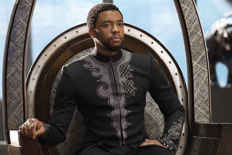  
Chadwick Boseman là người thủ vai T'challa của Black Panther. (Ảnh: NBC)
