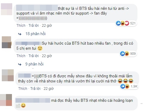  
Nhiều fan Việt lên tiếng phản đối ý kiến cho rằng BTS nhạt nhẽo (Ảnh: Chụp màn hình)