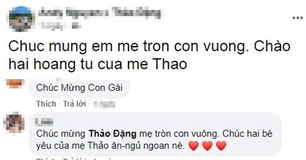  
Dưới bài viết, bạn bè cũng như người thân gửi lời chúc mừng đến tổ ấm nhà Đặng Thu Thảo. (Ảnh: Chụp màn hình) - Tin sao Viet - Tin tuc sao Viet - Scandal sao Viet - Tin tuc cua Sao - Tin cua Sao