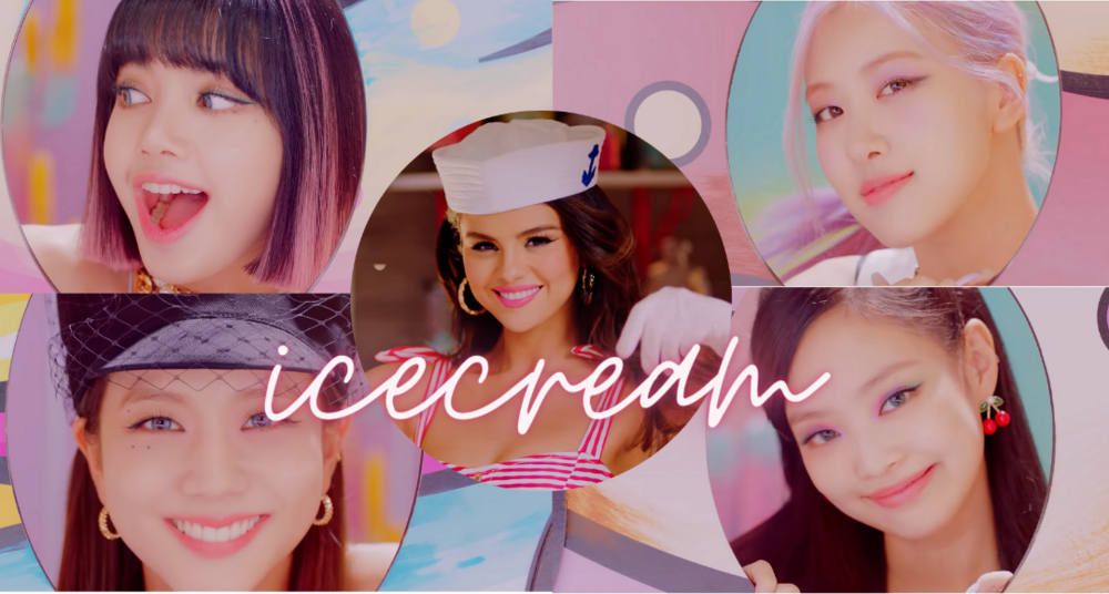 
MV Ice Cream của BLACKPINK và Selena Gomez đã chính thức được ra mắt. Ảnh: Pinterest