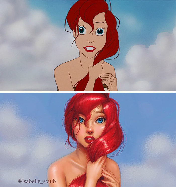  
Trông Ariel cứ như là người mẫu quảng cáo sản phẩm chăm sóc tóc (Ảnh: @isabelle_staub)