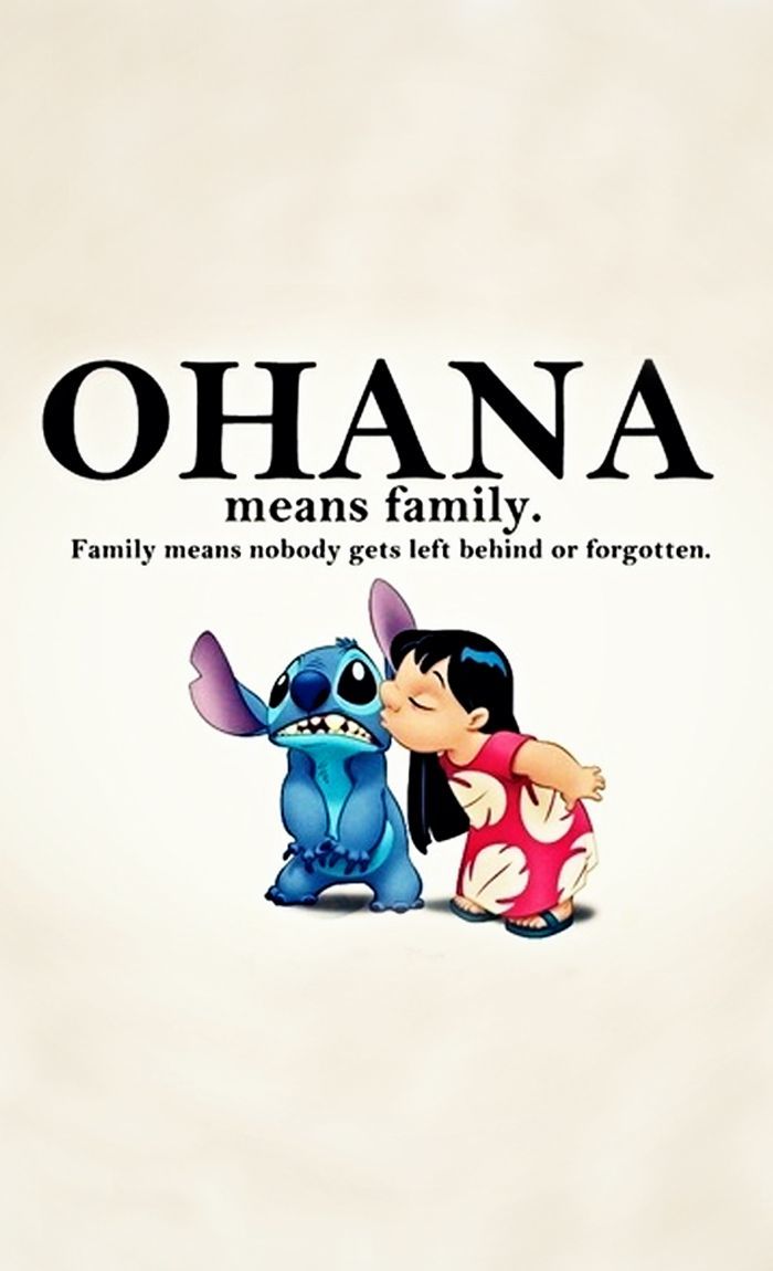  
Từ "ohana" chính là 1 trong những yếu tố quan trọng góp phần tạo thành công cho phim (Ảnh: Pinterest)