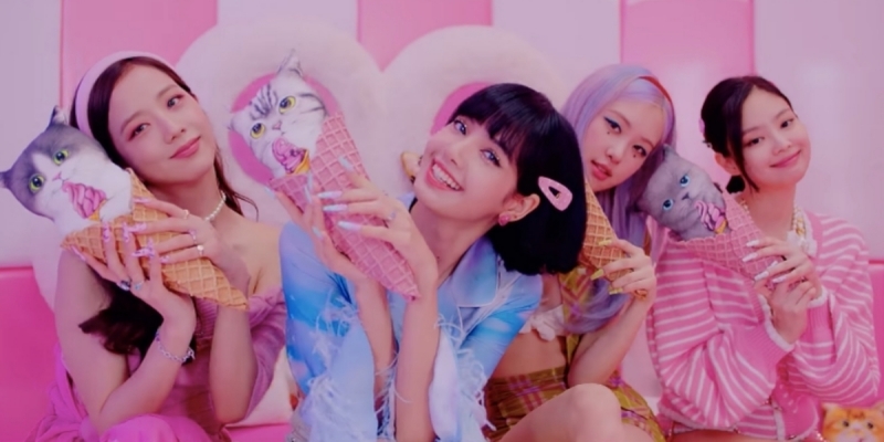 
Những cô nàng kẹo ngọt BLACKPINK trong MV.