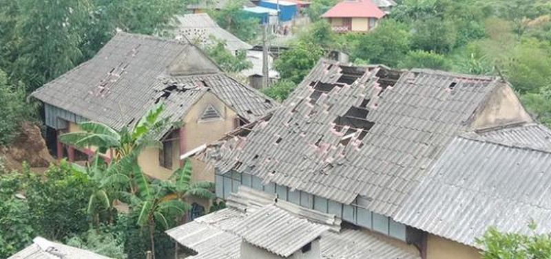  
Trận động đất từ những năm trước khiến nhiều nhà của người dân bị thiệt hại nặng nề. (Ảnh: Pháp Luật)