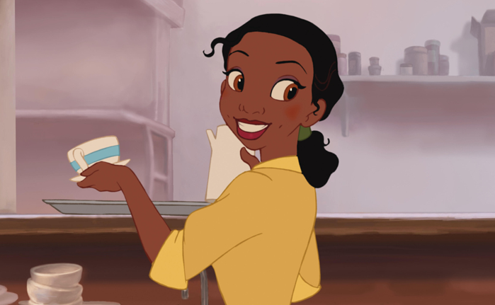  
Và ai nhìn thì cũng biết Tiana là người Mỹ gốc Phi rồi nhé (Ảnh: Disney Fan Girl Wiki - Fandom)