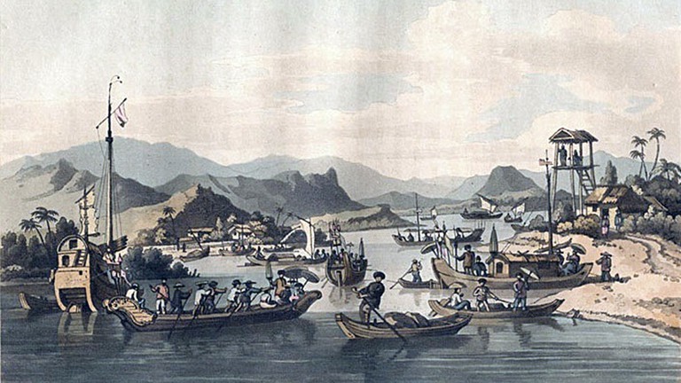  
Hải cảng phát triển ở Đàng Trong. (Ảnh: Vietsugiaithoai)